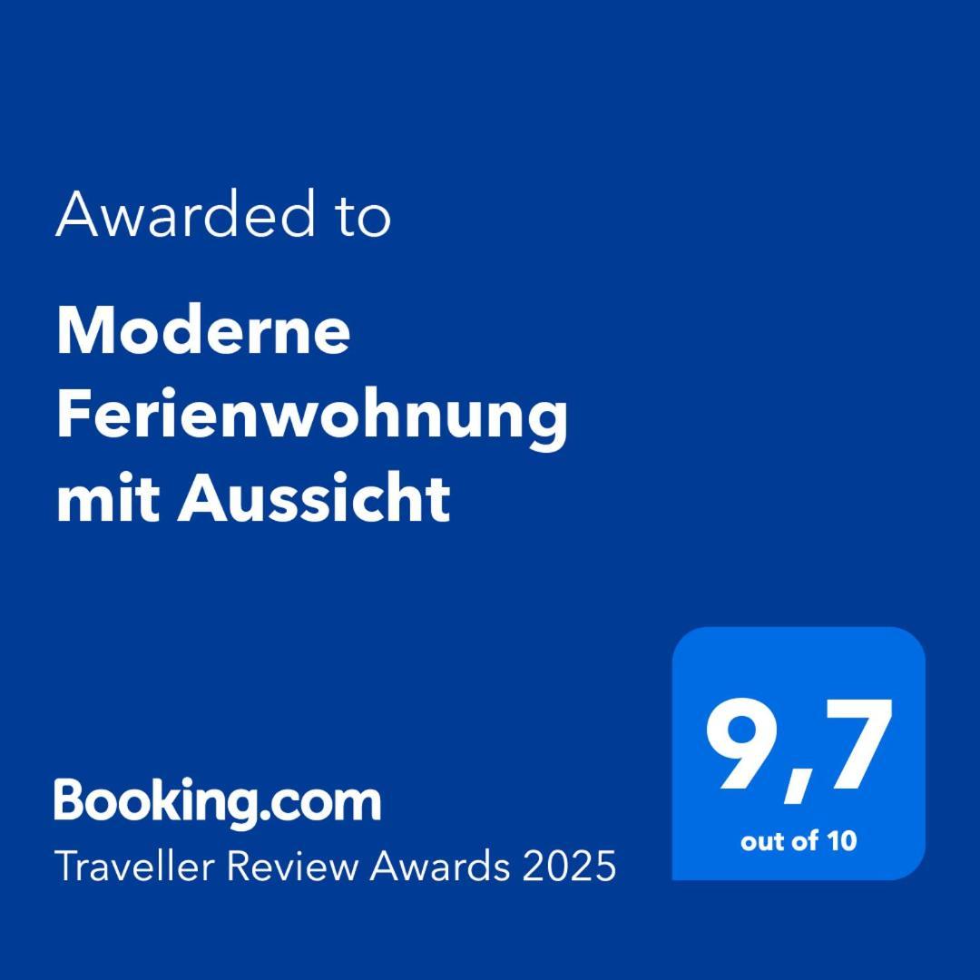 Moderne Ferienwohnung Mit Aussicht باد اوينهاوسن المظهر الخارجي الصورة